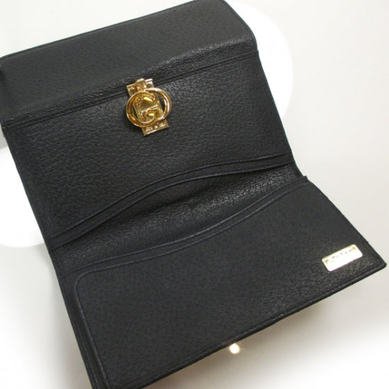Gucci Monogram Checkbook Wallet Navy 4 of 8