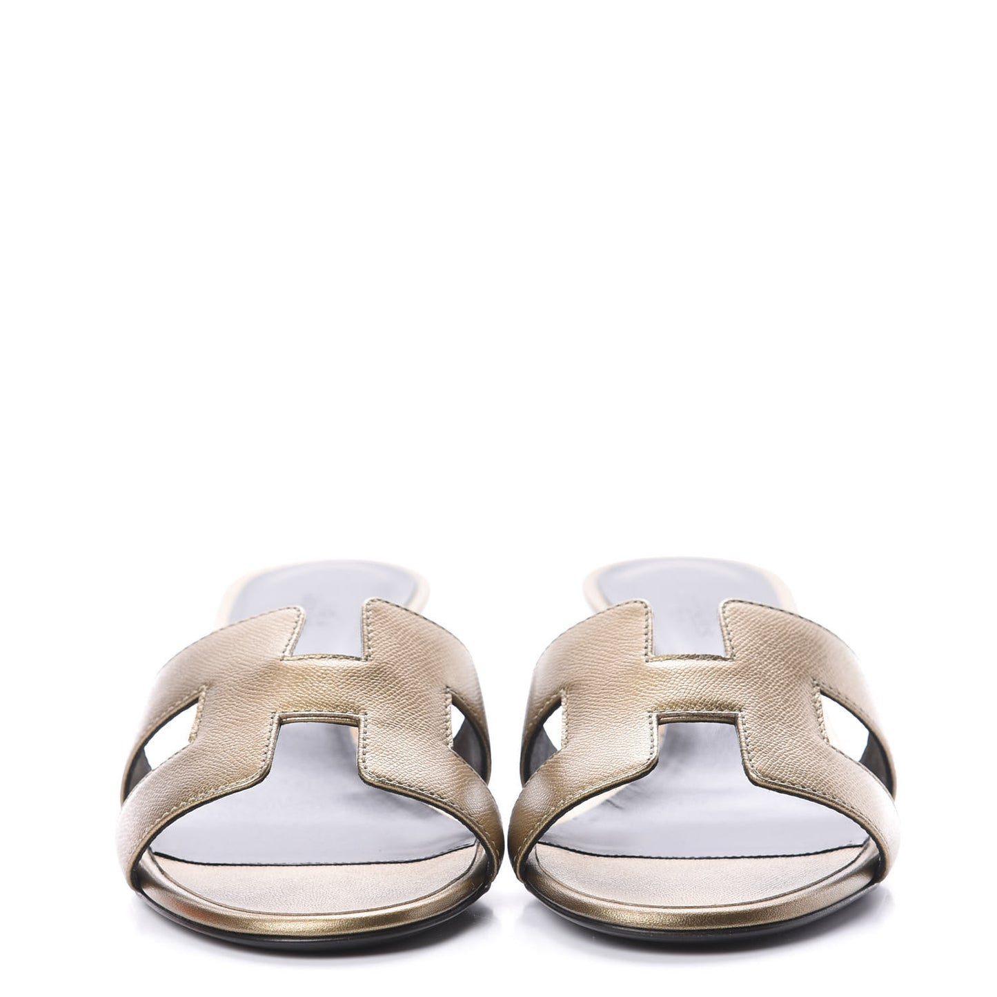 Madame Calfskin Oasis Sandals 36 Doré Vieilli
