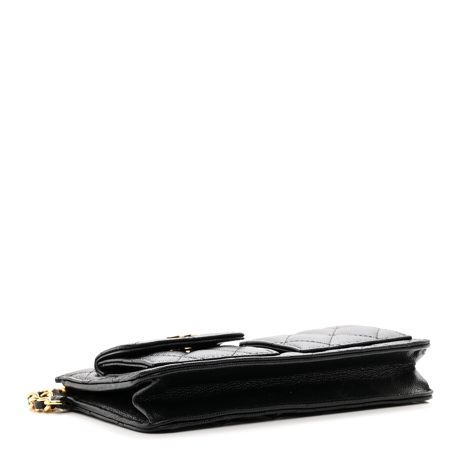 Chanel Caviar Quilted Polly Pocket Pouch Black 4 of 7