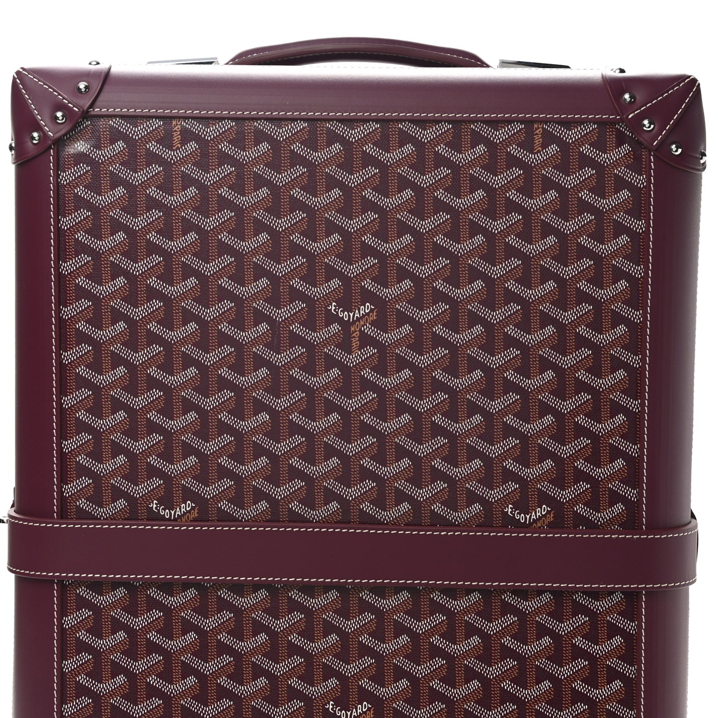 Goyardine Bourget PM Burgundy