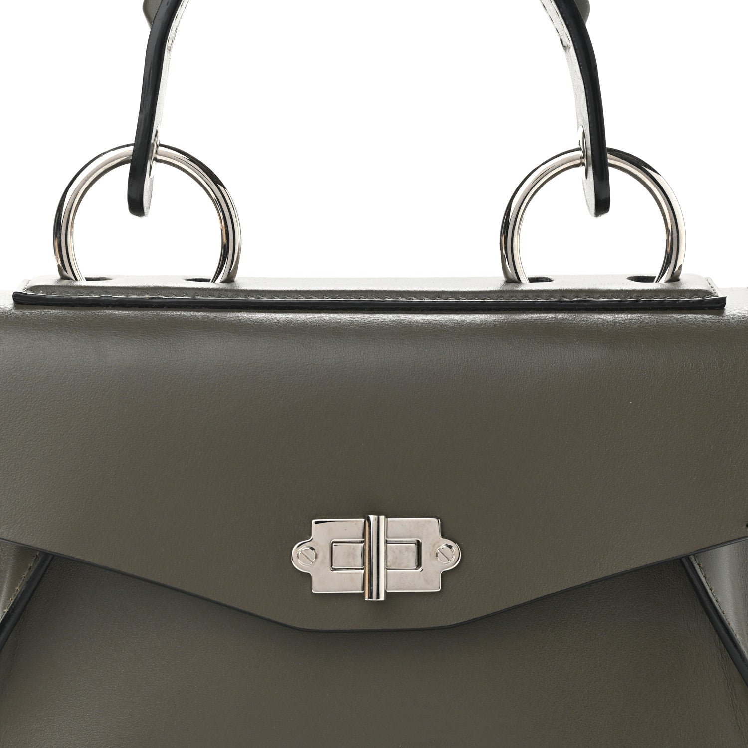 Proenza Schouler Calfskin Small Hava Top Handle Bag Cypress 6 of 9