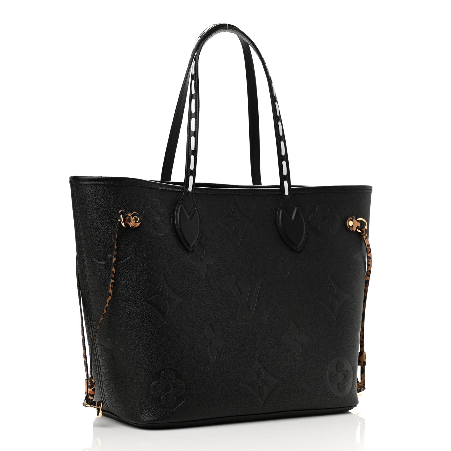 Louis Vuitton Empreinte Monogram Giant Wild At Heart Neverfull MM Black 4 of 10