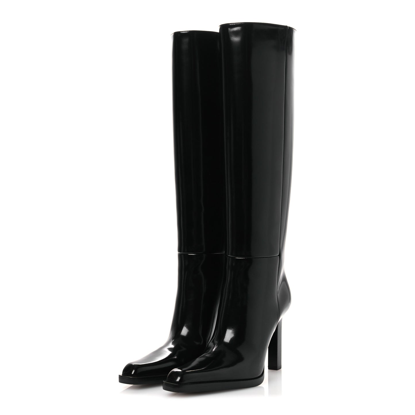 Vitello Marilyn Nina 95 Knee High Boots 38.5 Black
