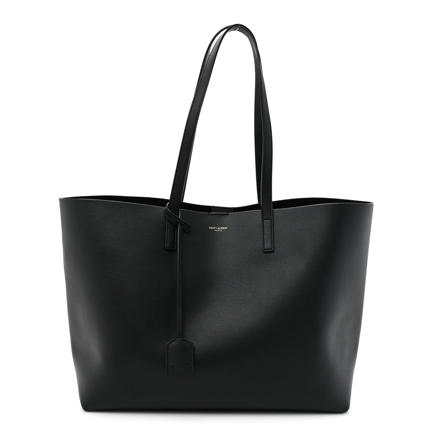 Calfskin Large Shopping Tote Black