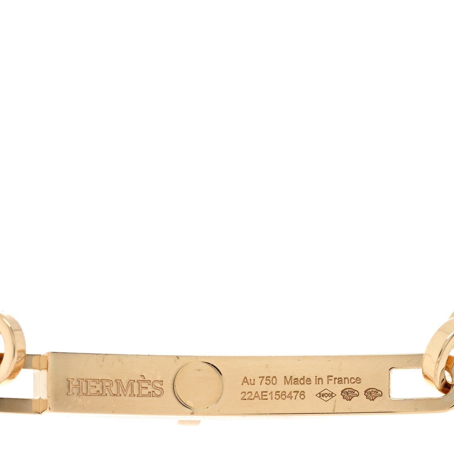 18K Yellow Gold Kelly Chaine Choker Necklace