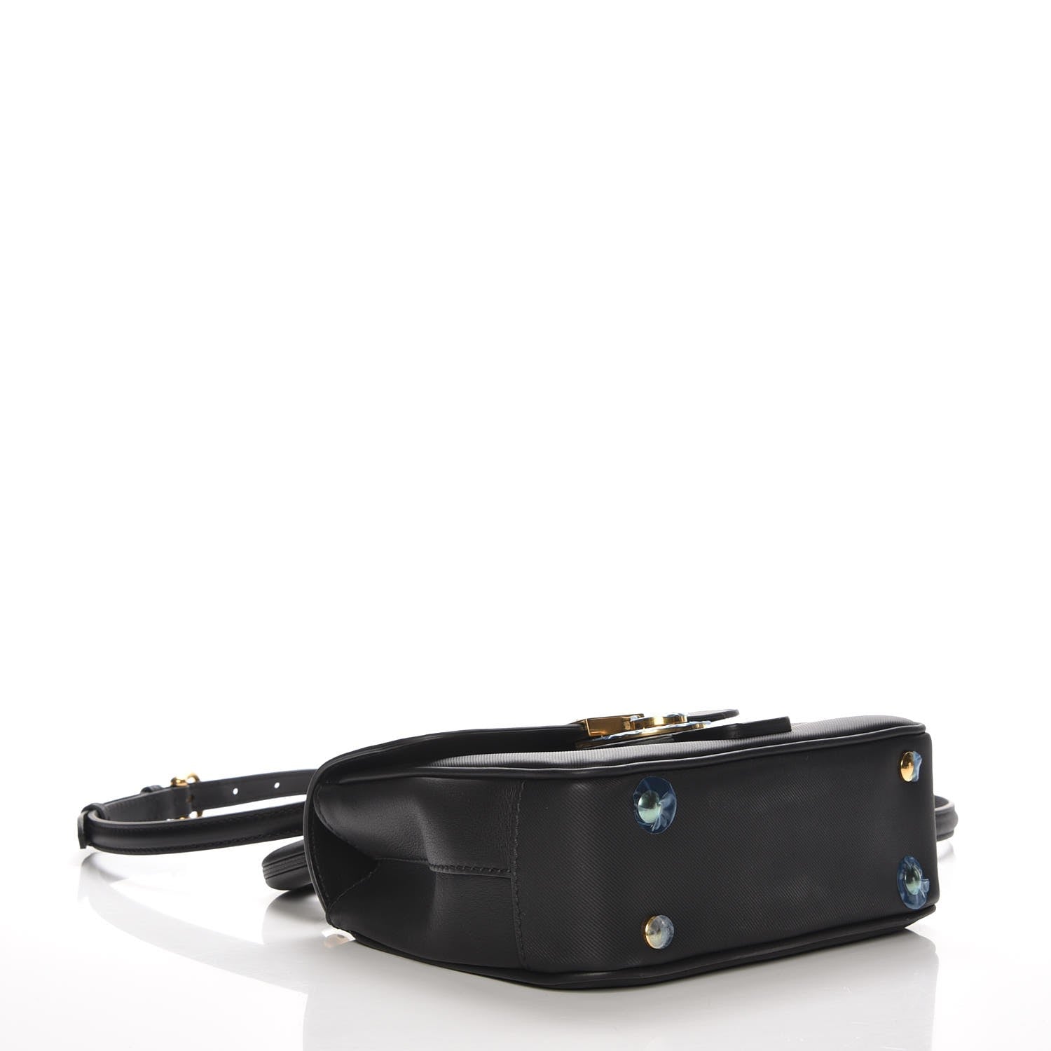 Burberry Trench Calfskin Small DK88 Top Handle Bag Black 5 of 8