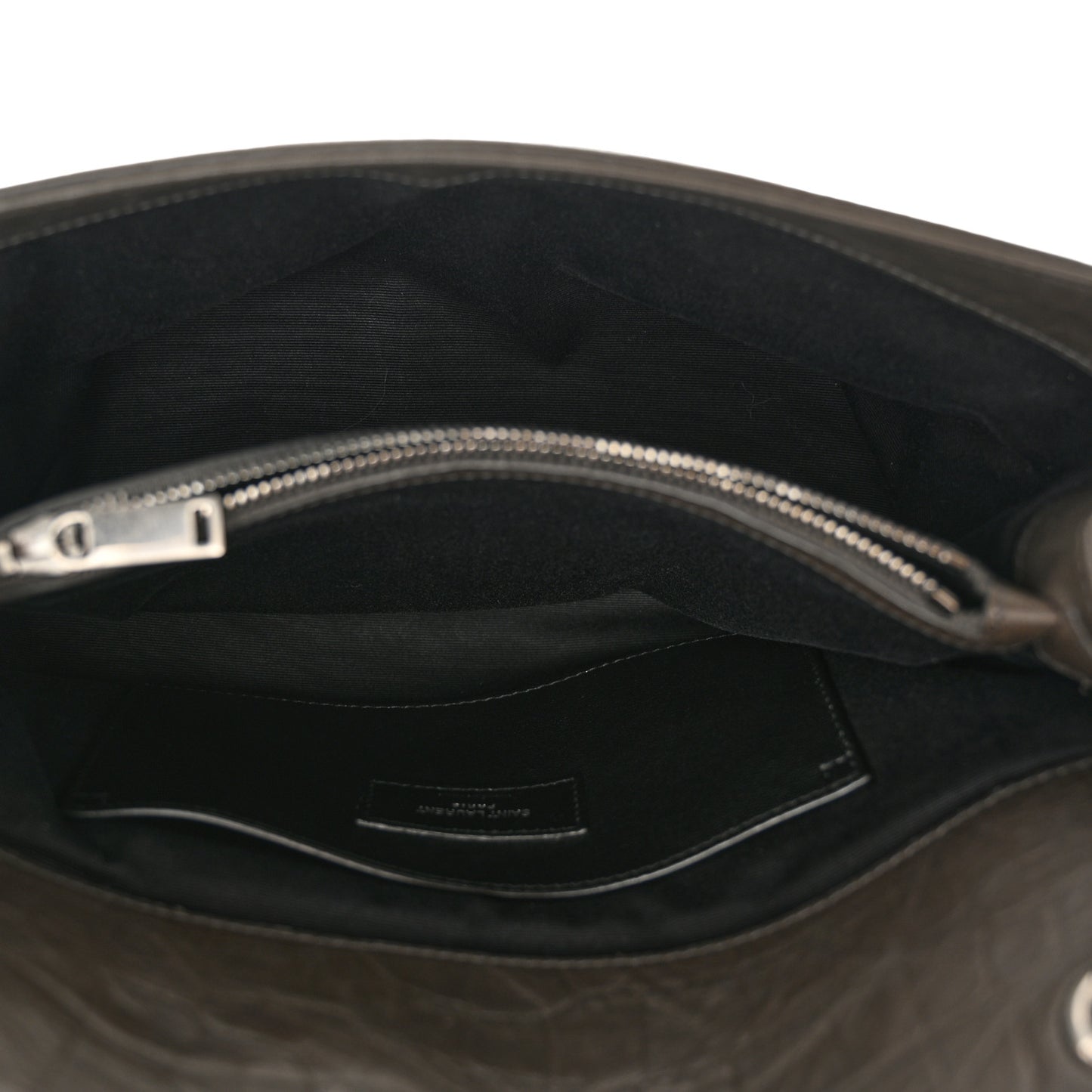 Calfskin Crocodile Embossed Medium West Hollywood Monogram Fold-Over Earth