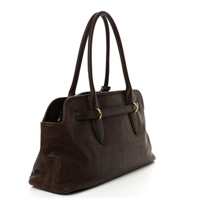 Miu Miu Nappa Large Aventure Bag Briarwood 3 of 9