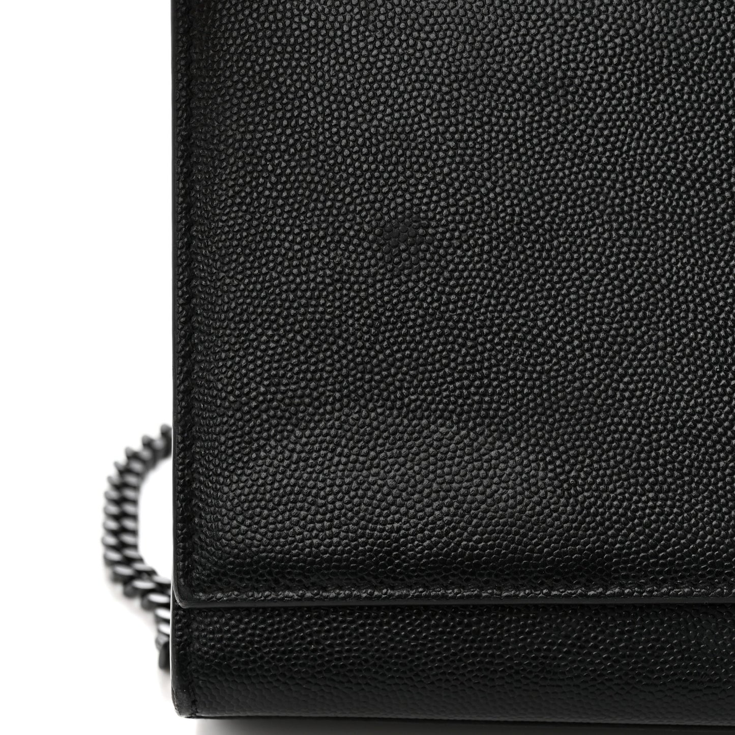 Grain De Poudre Medium Classic Monogram Monochrome Kate Satchel Black