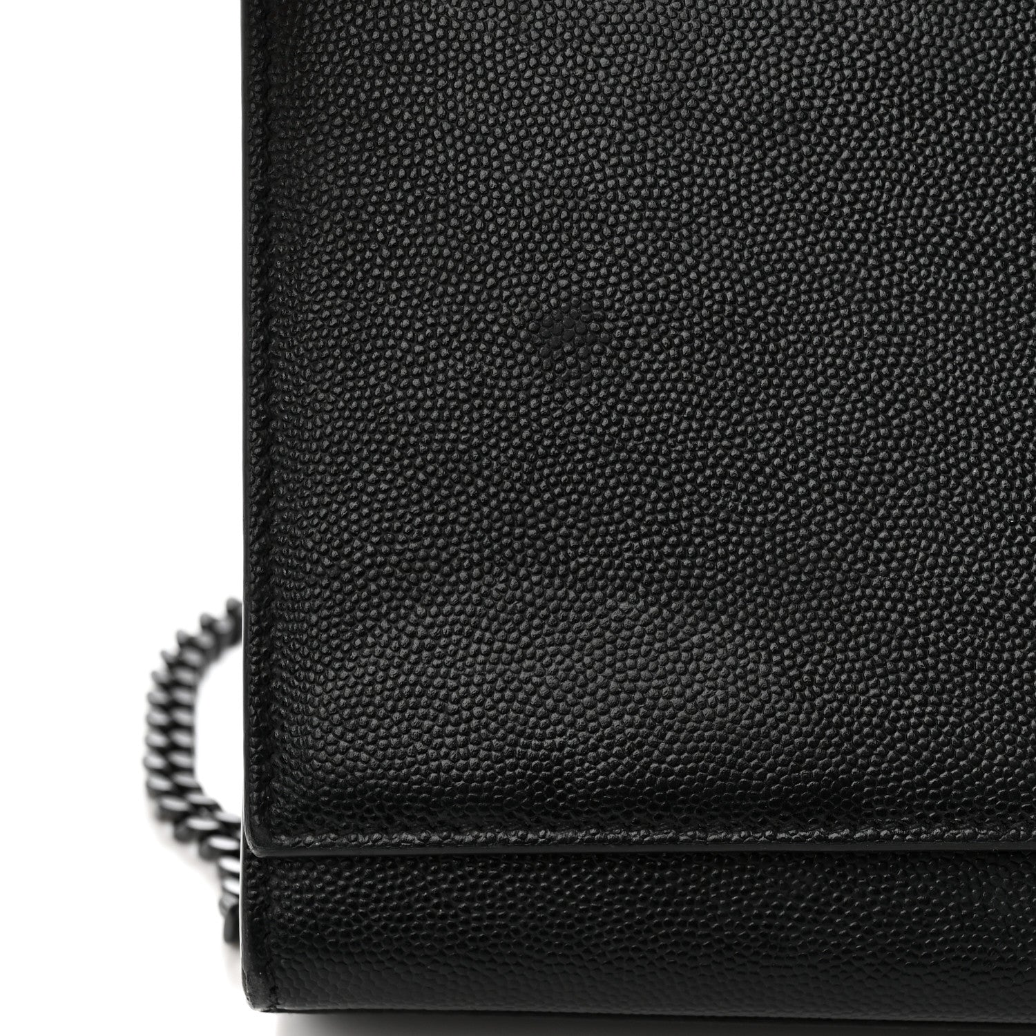 Saint Laurent Grain De Poudre Medium Classic Monogram Monochrome Kate Satchel Black 11 of 13