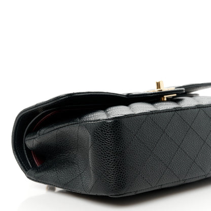 Chanel Caviar Quilted Small Double Flap Black 11 of 13