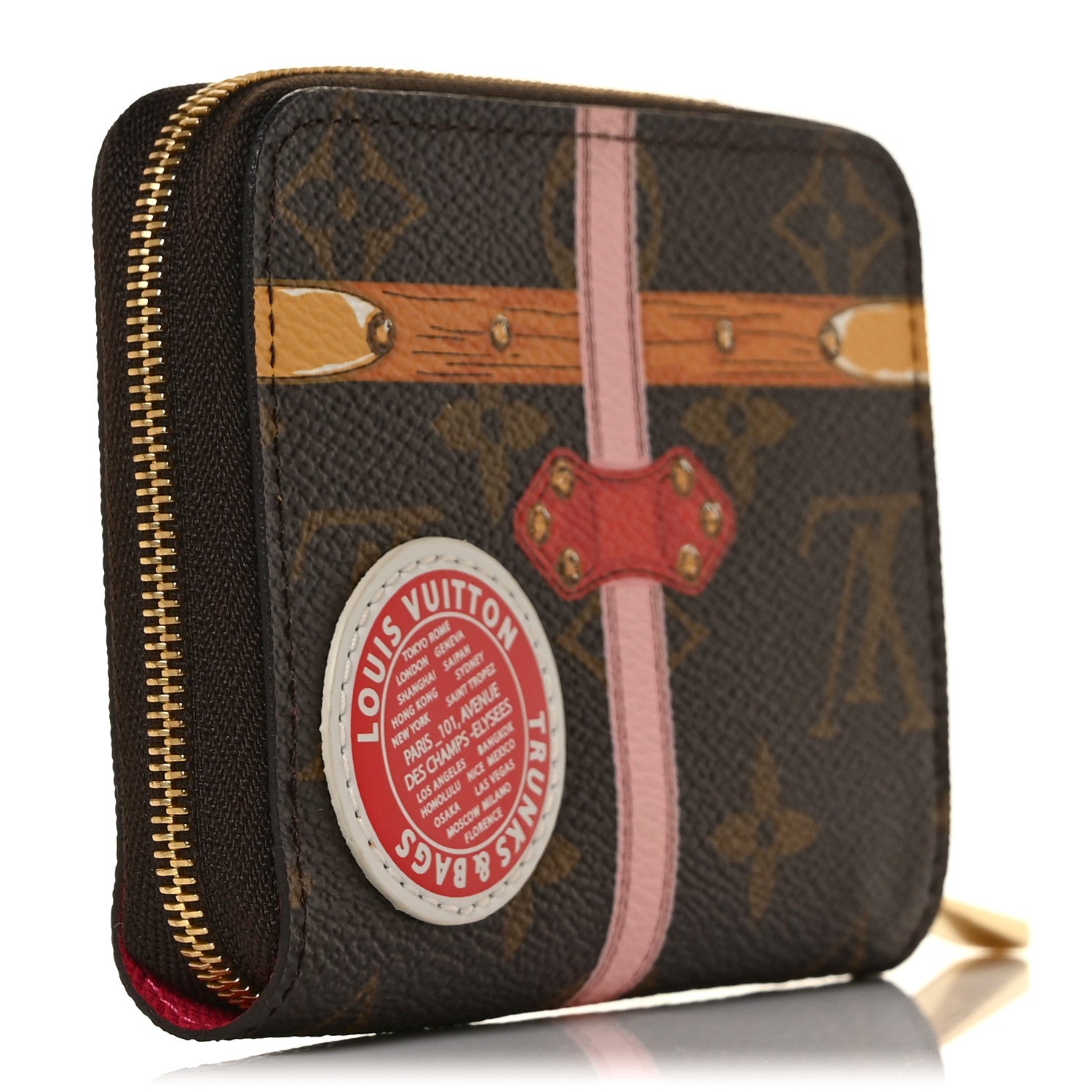 Louis Vuitton Monogram Summer Trunks Zippy Coin Purse 3 of 9