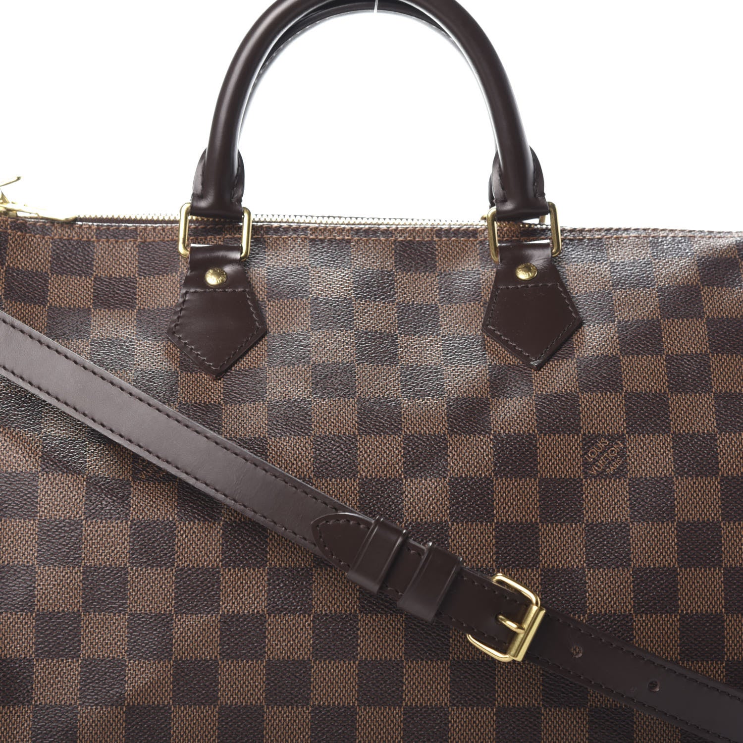 Louis Vuitton Damier Ebene Speedy Bandouliere 35 7 of 10