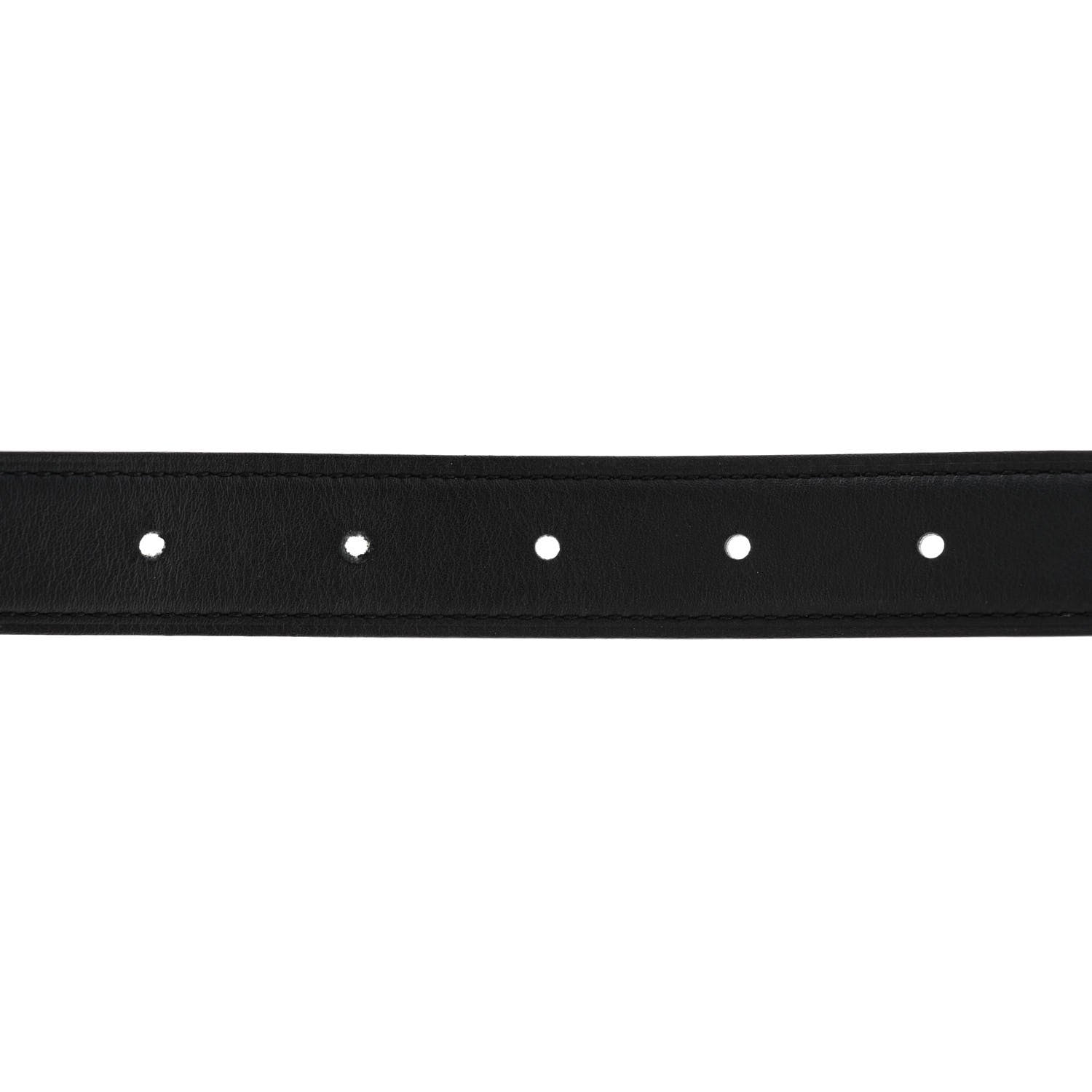 Hermes Swift Epsom 24mm Mini Constance H Belt 85 34 Black Gold 3 of 9
