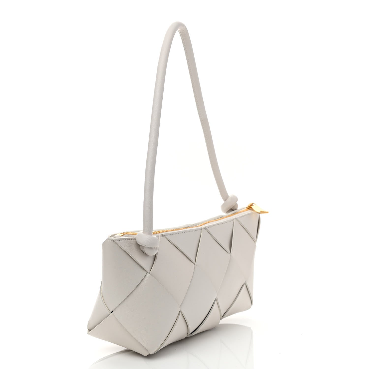 Bottega Veneta Nappa Maxi Intreccio Exploded Shoulder Bag Chalk 3 of 12