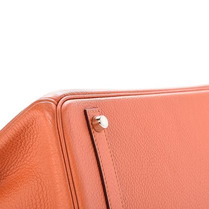 Hermes Togo Birkin 30 Orange 8 of 38