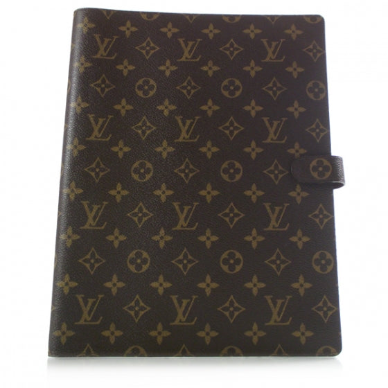 Monogram Large Desk Agenda Cover