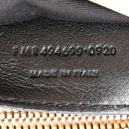 Saint Laurent Calfskin Y Quilted Monogram Small Loulou Chain Satchel Dark Beige 7 of 16