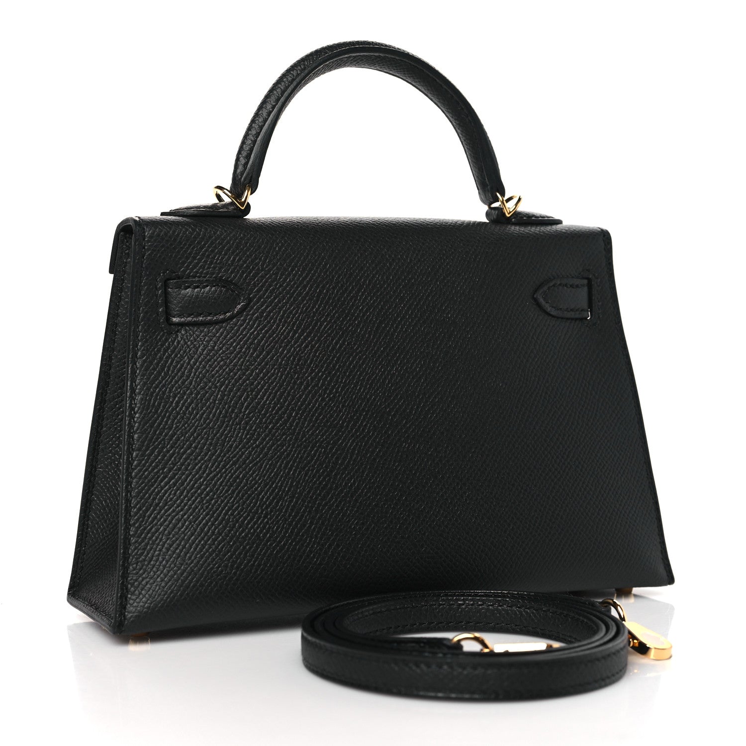 Hermes Epsom Mini Kelly Sellier 20 Black 3 of 11