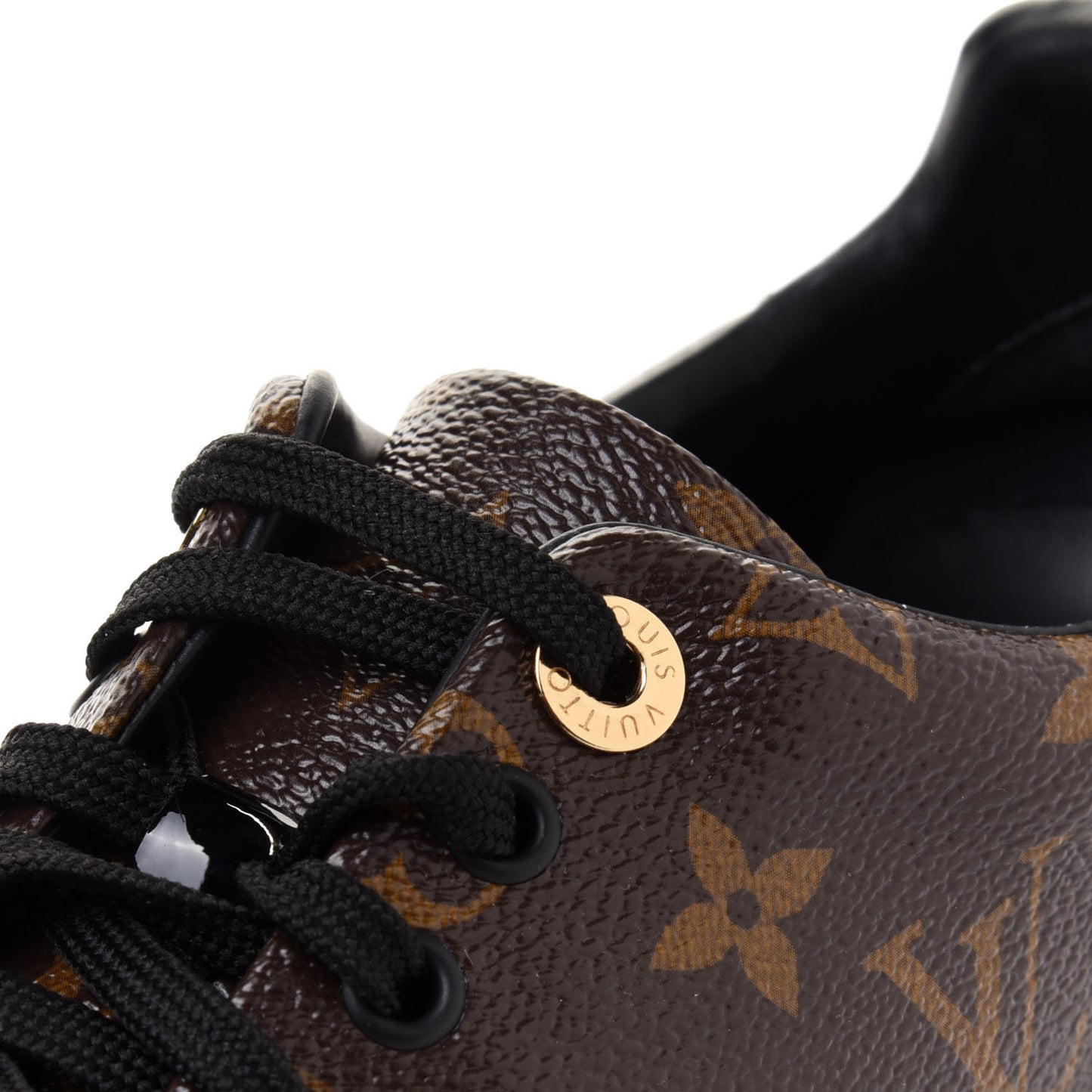 Patent Monogram Frontrow Sneakers 37