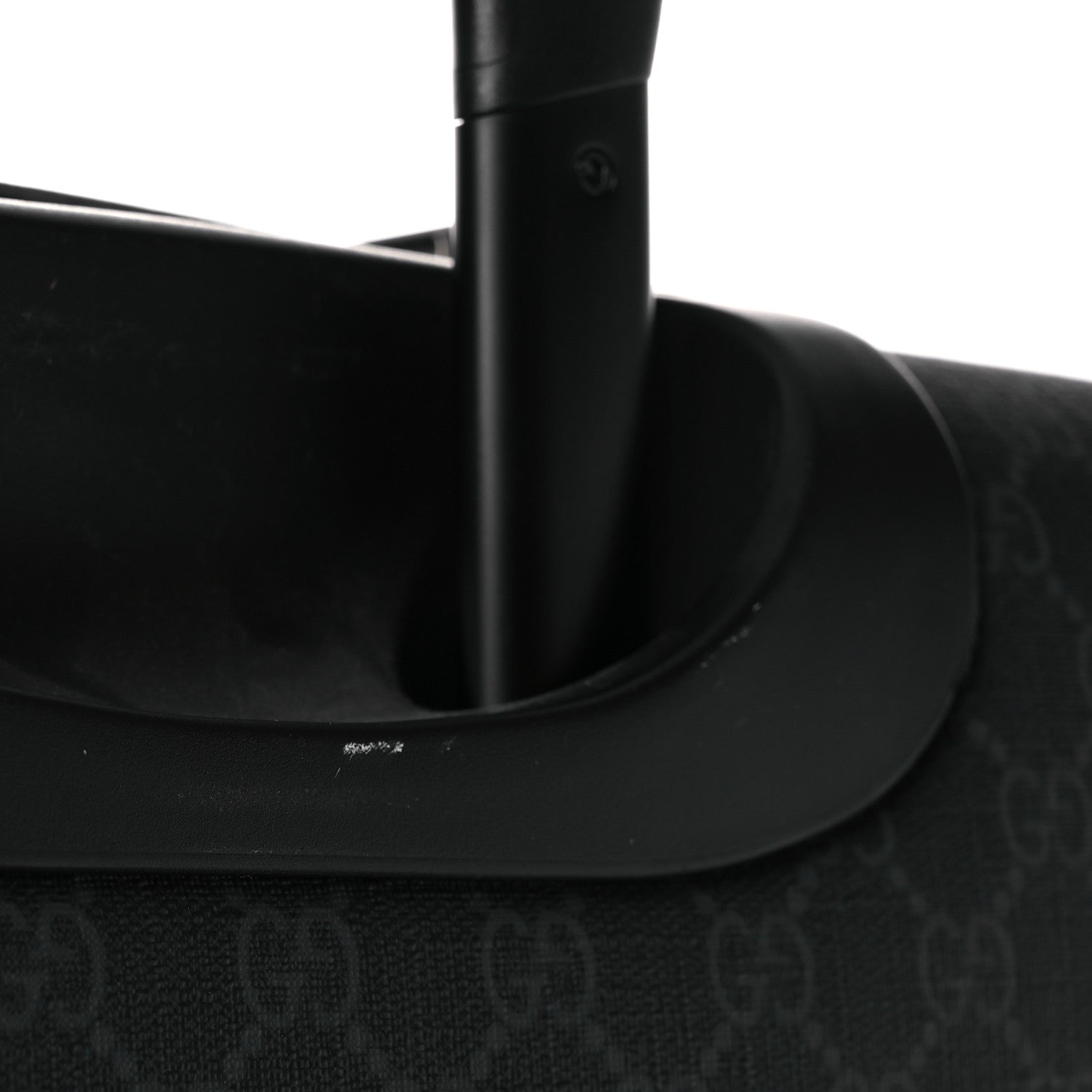 Gucci GG Supreme Monogram Four Wheel Suitcase Black Grey 10 of 12