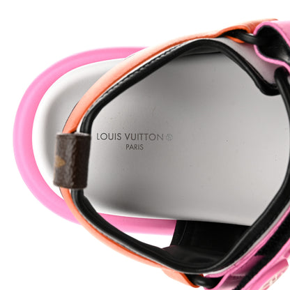 Louis Vuitton Calfskin Monogram Pool Pillow Flat Comfort Sandals 38 Pink 8 of 9