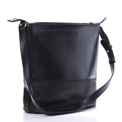 Burberry Calfskin Bucket Shoulder Bag Black 2 of 4