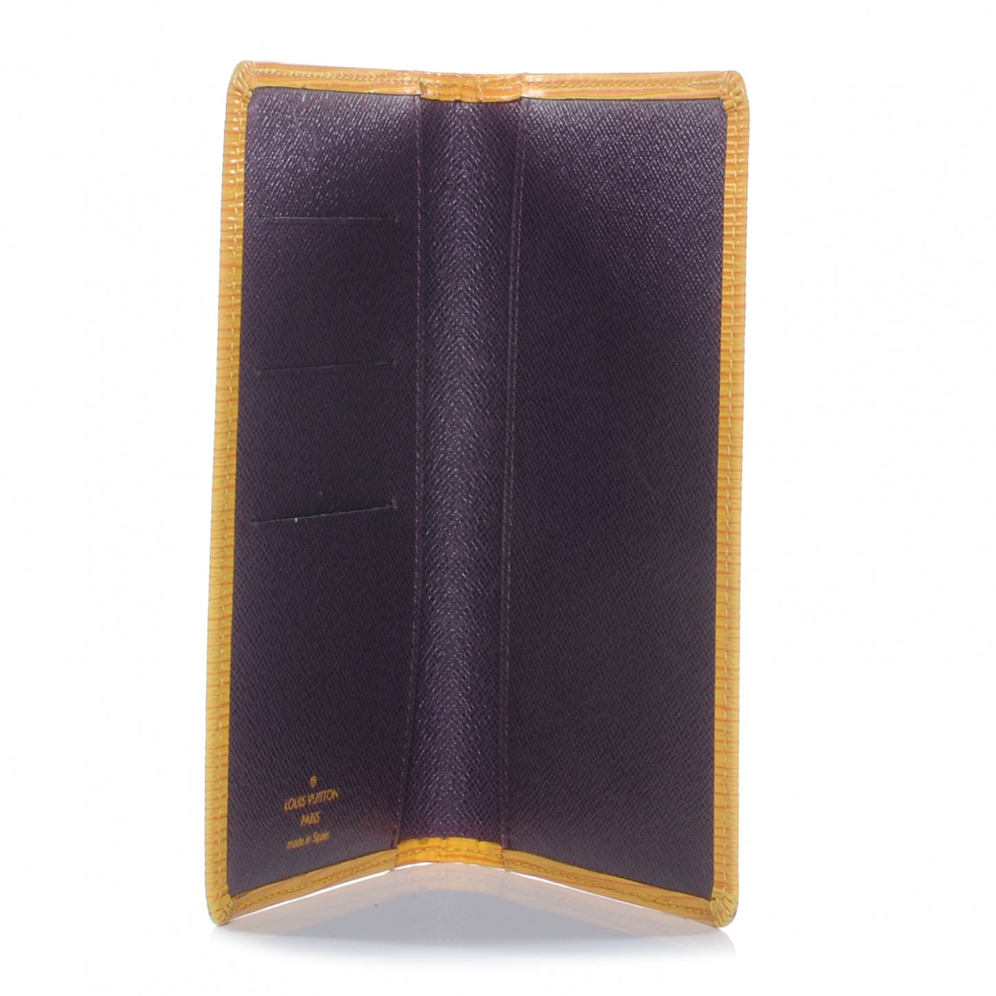 Epi Checkbook Cover Yellow