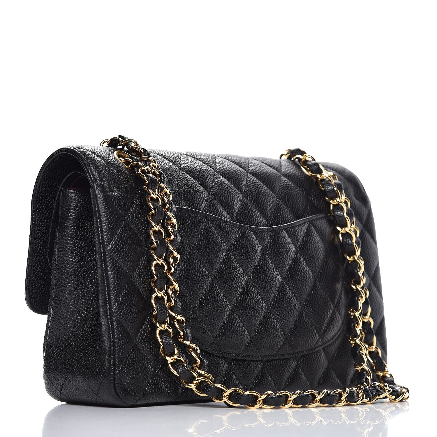 Chanel Caviar Quilted Medium Double Flap Black 4 of 9