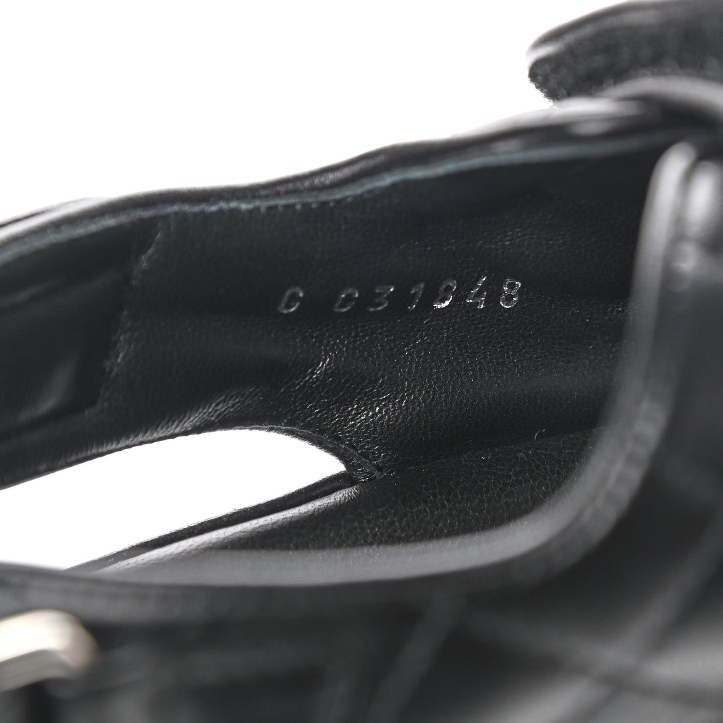 Lambskin Velcro Dad Sandals 39 So Black