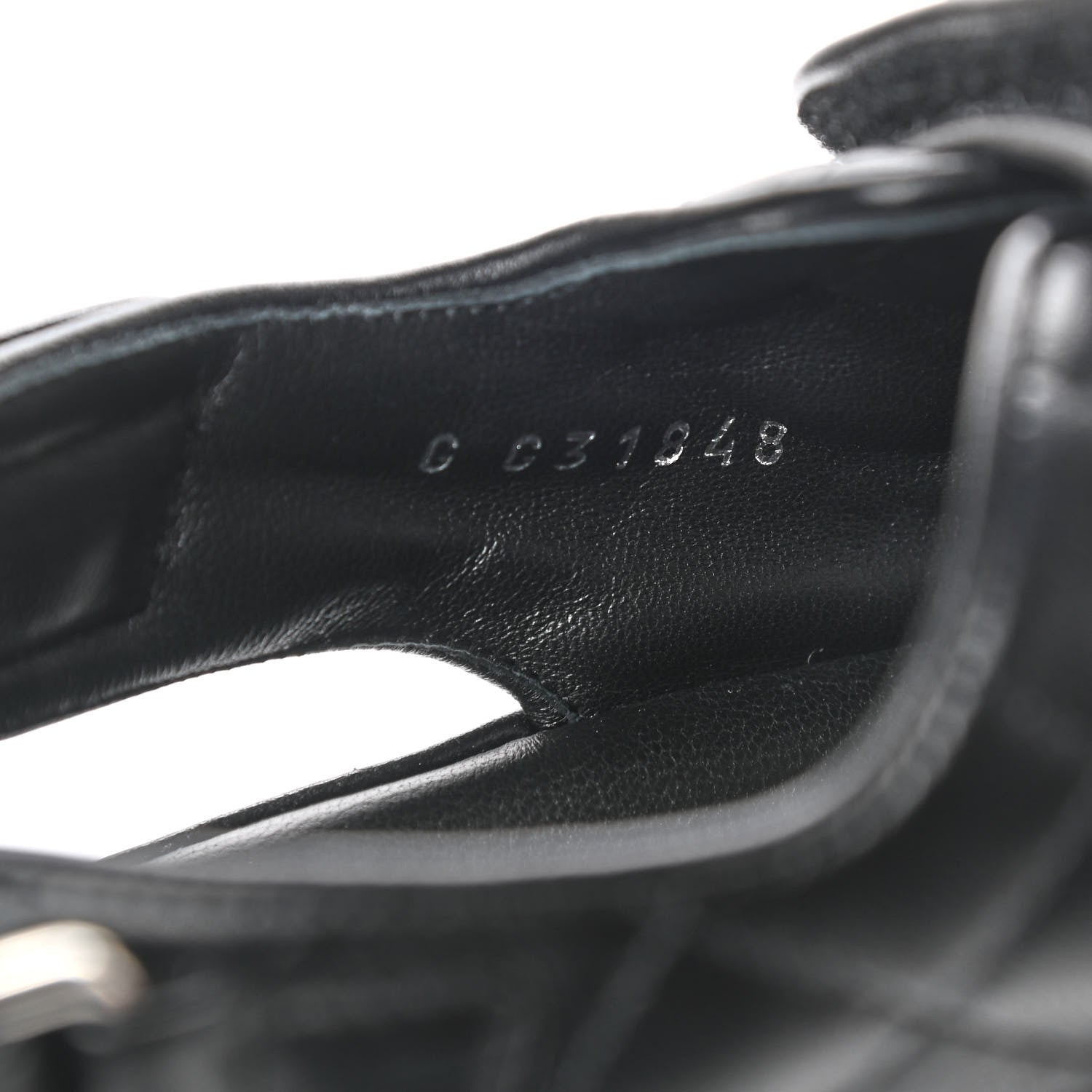 Chanel Lambskin Velcro Dad Sandals 39 So Black 8 of 8