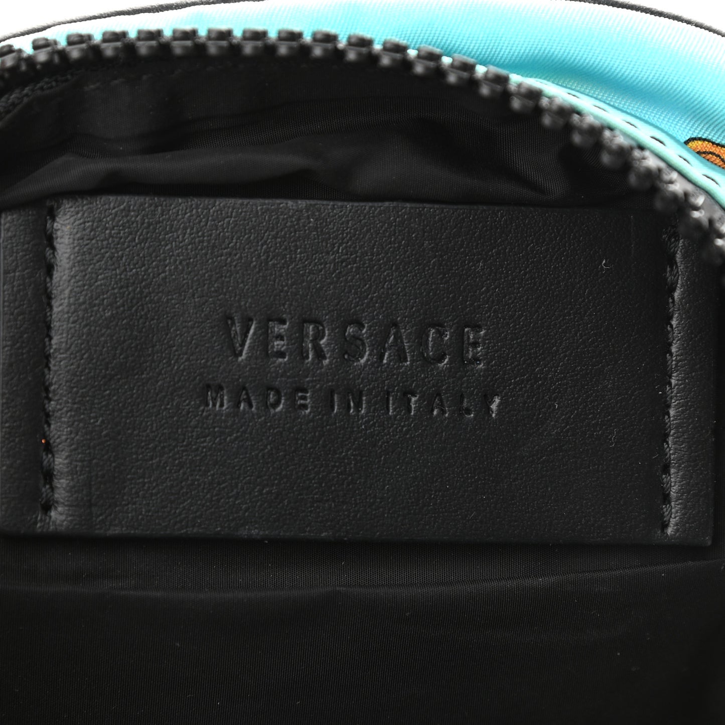 Nylon Baroque Print Small Crossbody Bag Black