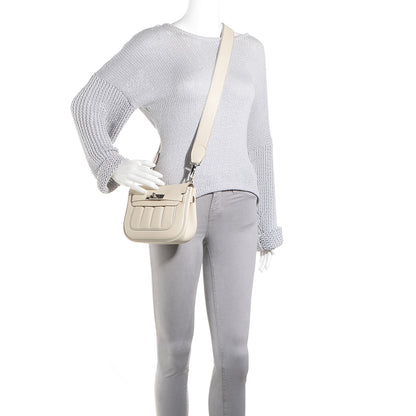 Hermes Veau Swift Perforated Mini Sac Berline Craie Gris Perle 2 of 19