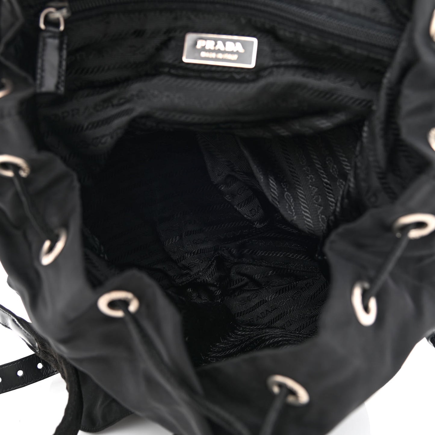 Nylon Vela Medium Backpack Black