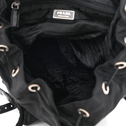 Prada Nylon Vela Medium Backpack Black 5 of 8