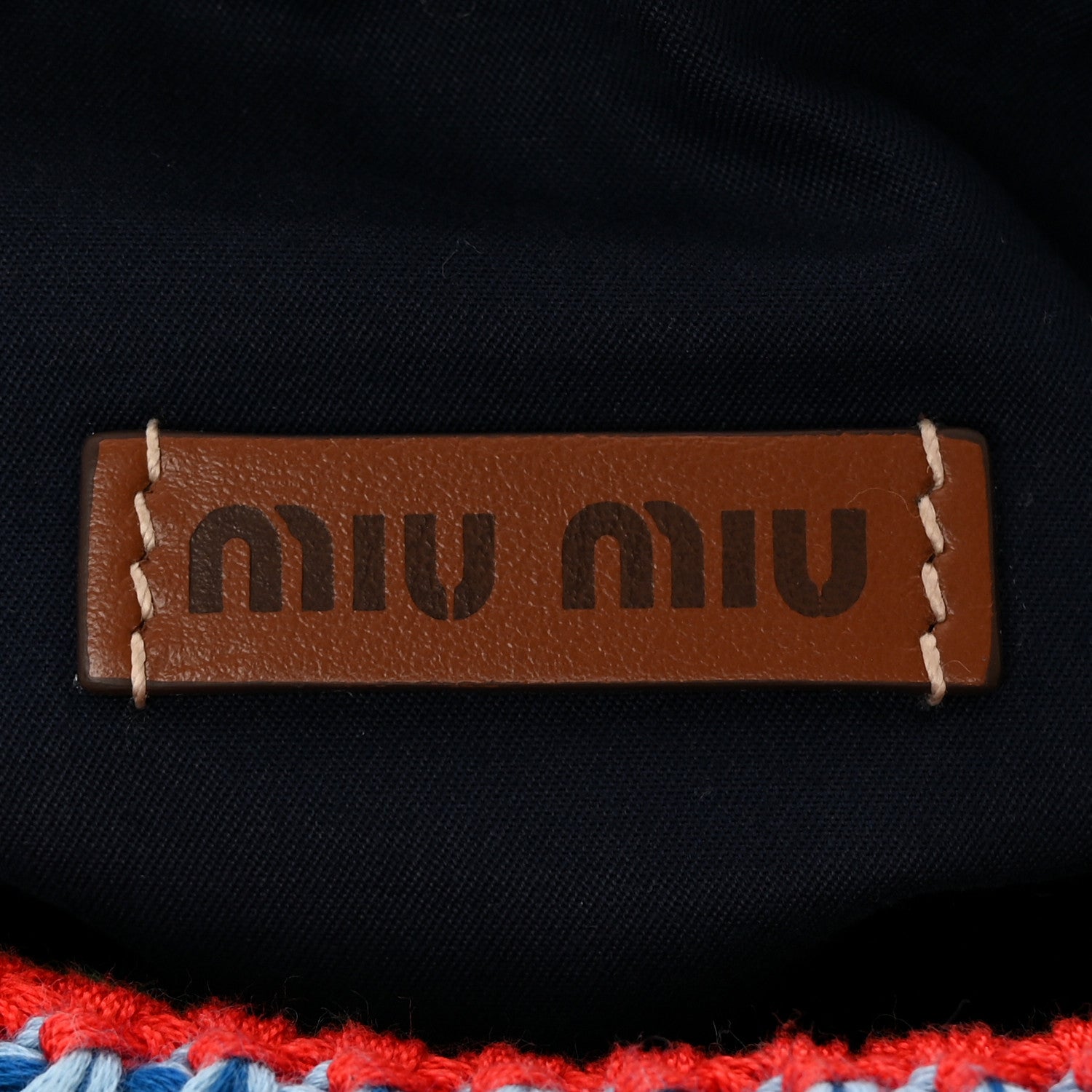 Miu Miu Fabric Crochet Pouch Multicolor 6 of 11