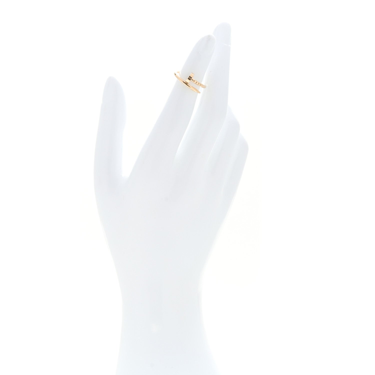 Cartier 18K Yellow Gold Small Juste Un Clou Ring 46 3.75 2 of 5