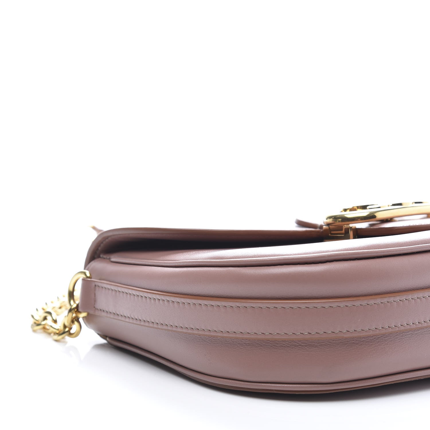 Celine Shiny Calfskin Medium Chain Maillon Triomphe Antique Rose 6 of 9