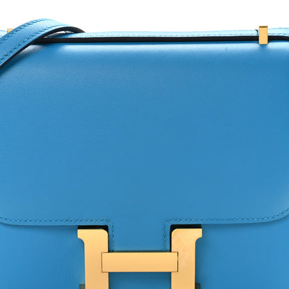 Hermes Swift Constance 18 Bleu Frida 8 of 11