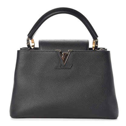 Louis Vuitton Taurillon Capucines PM Black 1 of 8