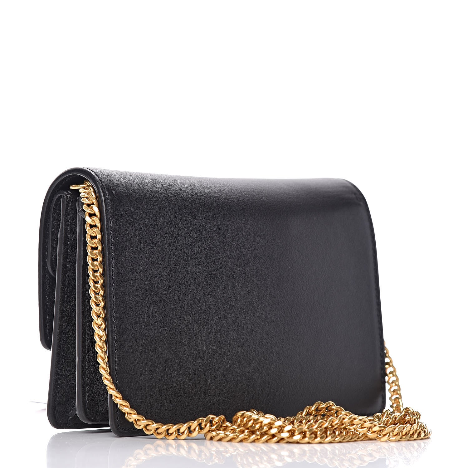 Valentino Garavani Smooth Calfskin Mini VRing Crossbody Bag Black 3 of 8