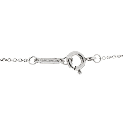 Tiffany Sterling Silver Double Heart Lariat Pendant Necklace 4 of 5