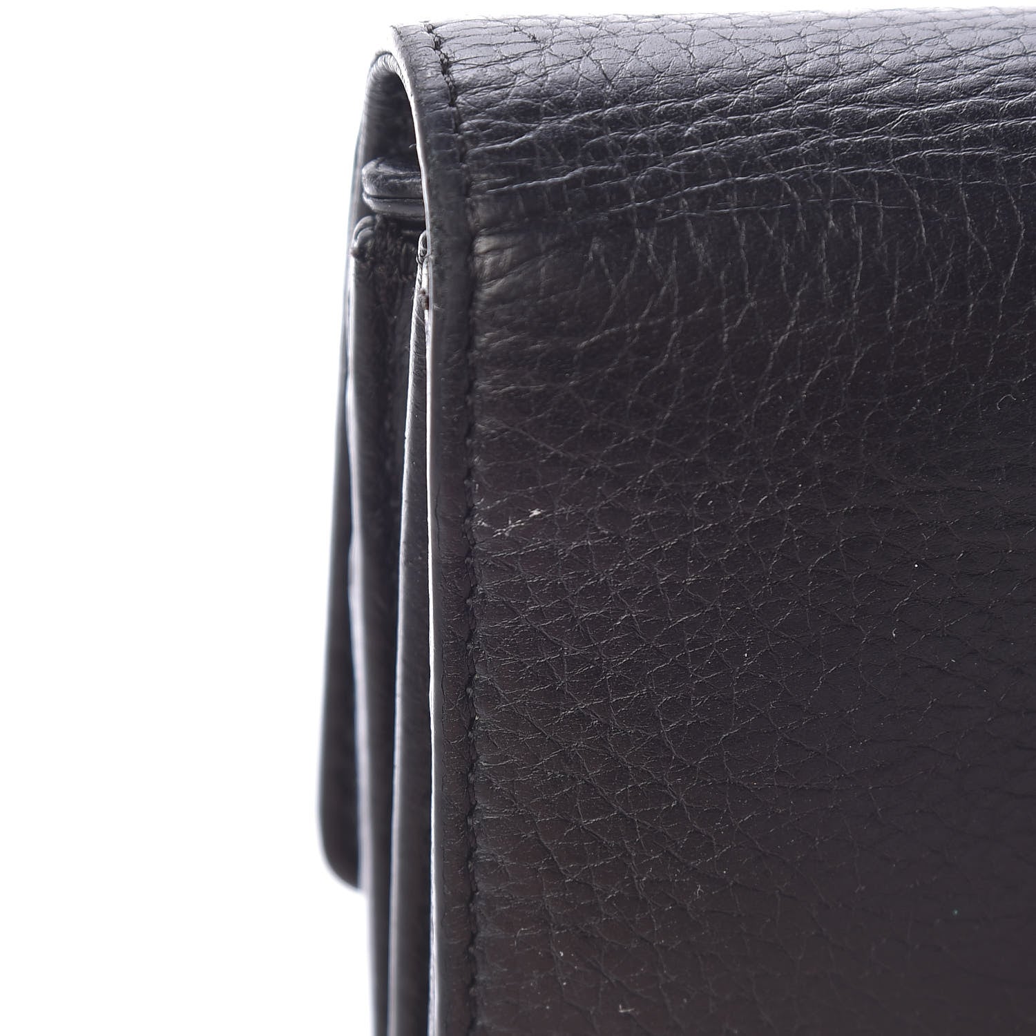 Versace Grained Calfskin Continental Wallet Black 14 of 14