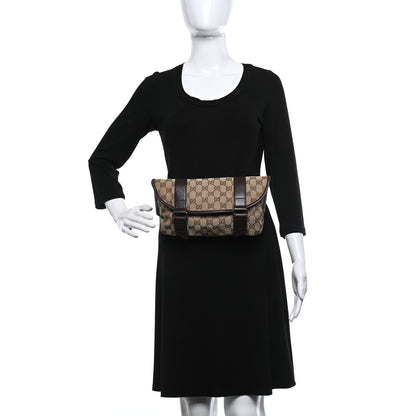 Gucci Monogram Waist Belt Bag Dark Brown 2 of 10