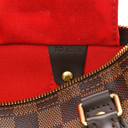 Louis Vuitton Damier Ebene Speedy Bandouliere 25 7 of 9