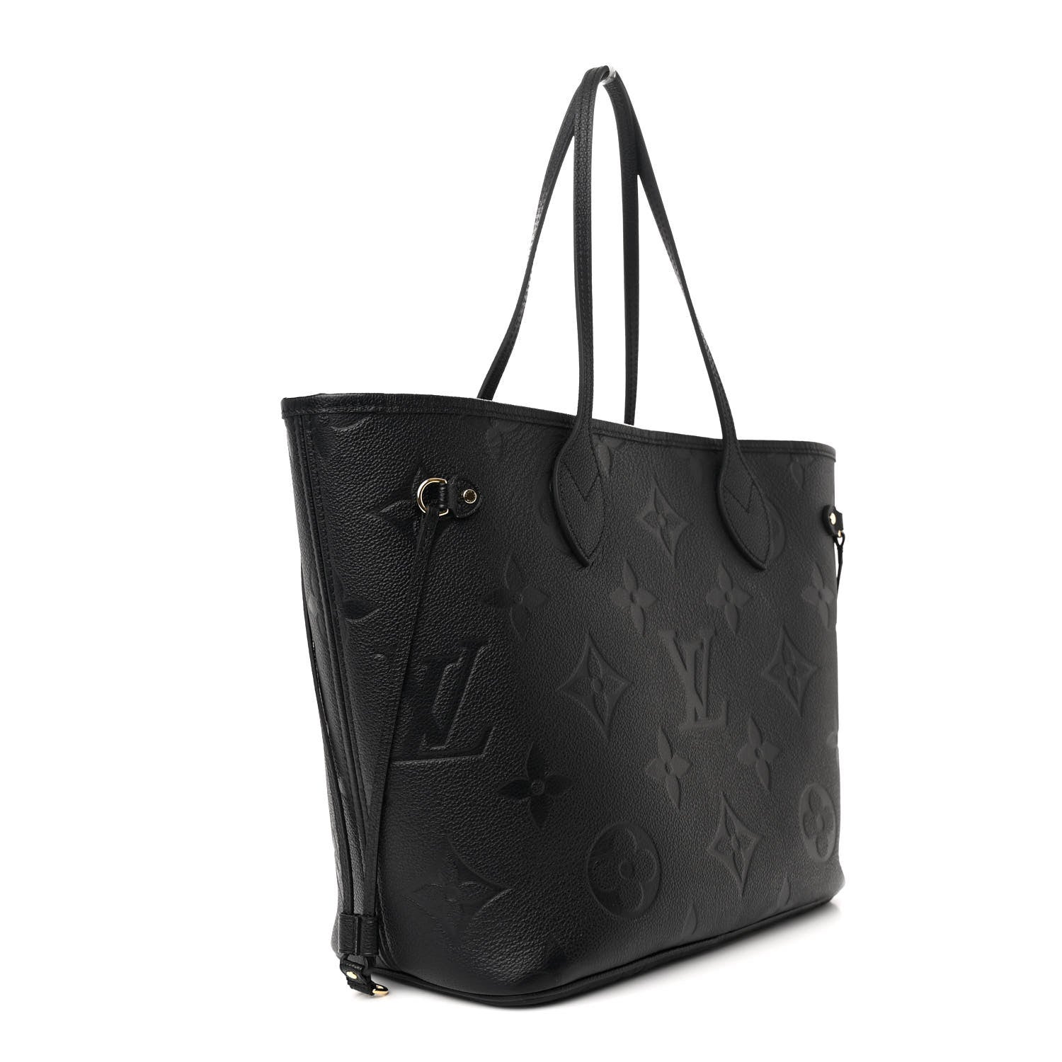 Louis Vuitton Empreinte Monogram Giant Neverfull MM Black 3 of 9