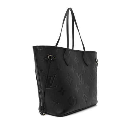 Louis Vuitton Empreinte Monogram Giant Neverfull MM Black 3 of 9