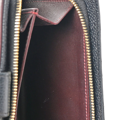 Chanel Caviar Quilted CC French Wallet Black 11 of 13