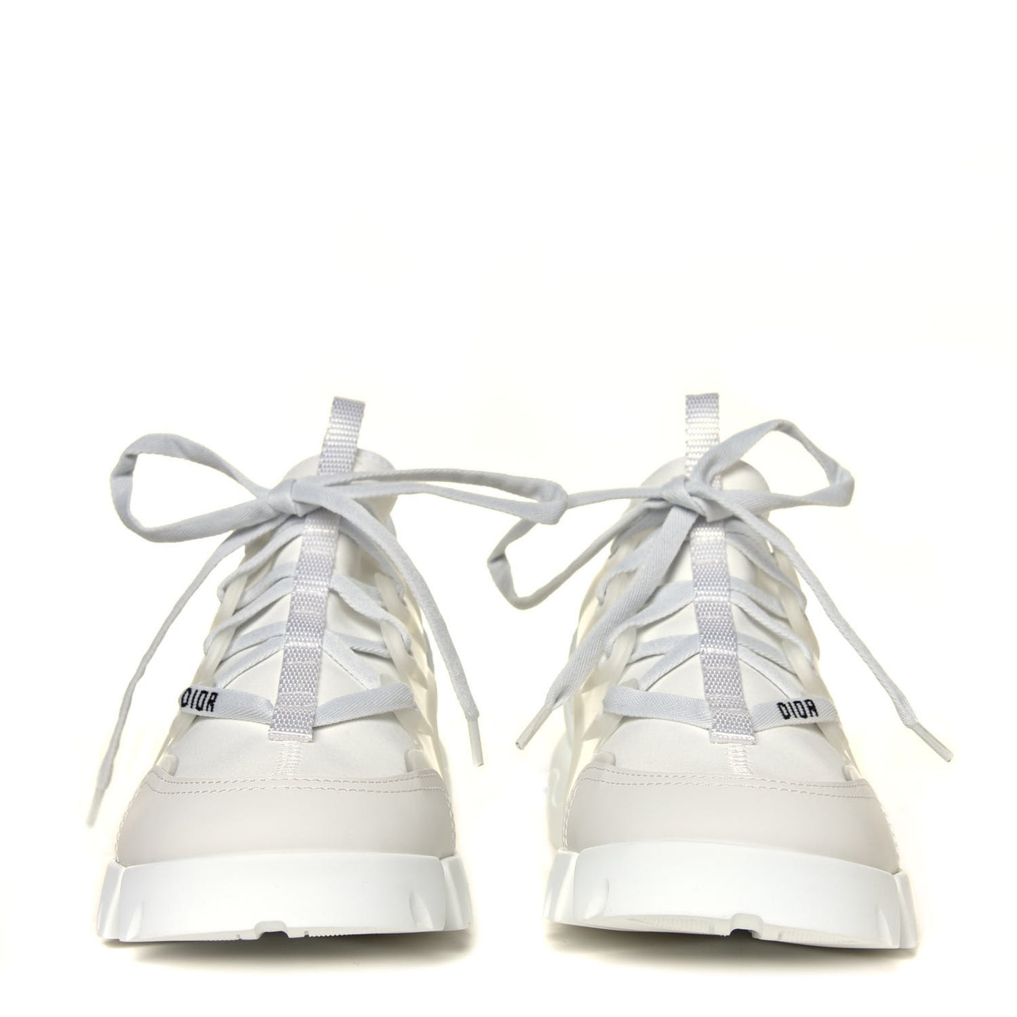 Technical Fabric Rubber Womens D-Connect Sneakers 36.5 White