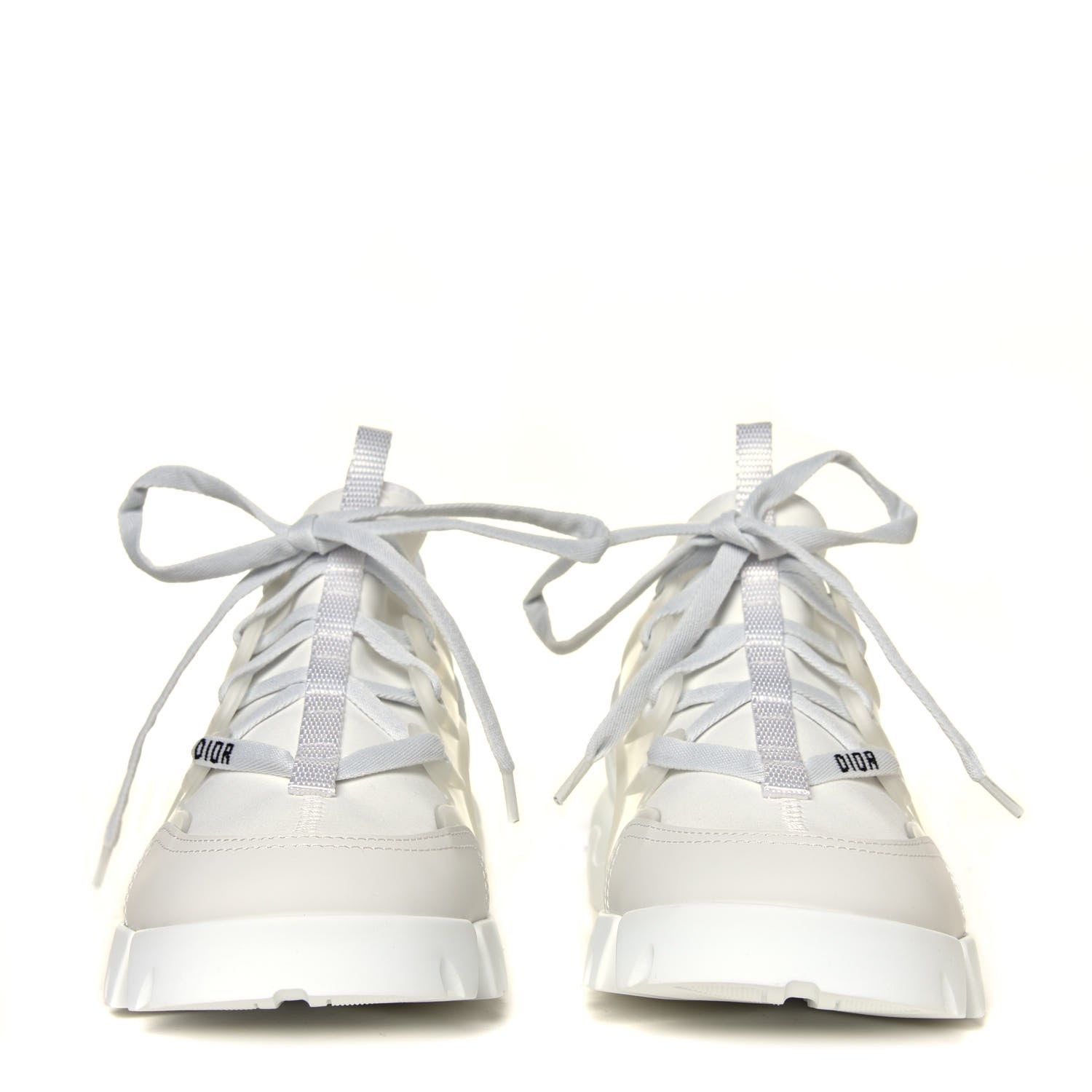 Christian Dior Technical Fabric Rubber Womens D-Connect Sneakers 36.5 White 7 of 12